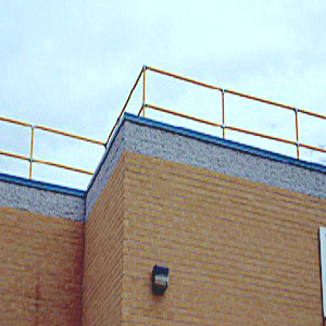 Safety Railing on Flat Roof