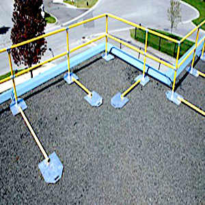 Safety Railings for Flat Roofs
